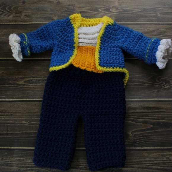 handmade Other - Baby Boys Beast Prince Costume 0-3 months Disney inspired Halloween